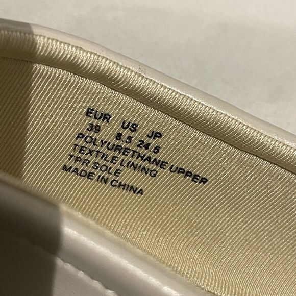 FEVERSOLE Women Size 7 Shoes Soft Cushion Beige Elastic Adjustable Ballet - Picture 8 of 11